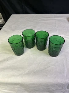 Set di 4 tazze sandwich vintage con gancio ad ancoraggio verde smeraldo - Foto 1 di 5