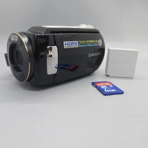Samsung VP-HMX10 Handheld High Definition Camcorder Black Tested - Picture 1 of 10