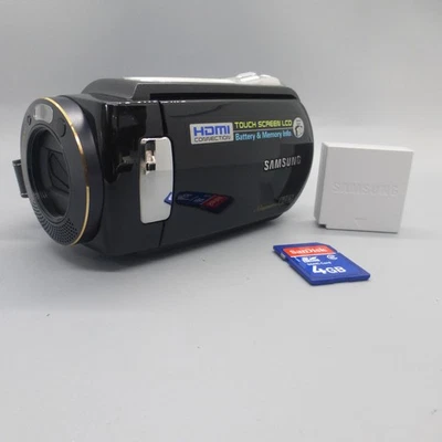 Samsung VP-HMX10 Handheld High Definition Camcorder Black Tested - Image 1 of 4
