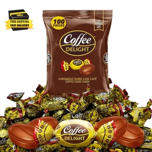Coffee Delight Hard Candy - 1 Pack Approx 100 Pieces Authentic Colmbiann Coffee - Picture 1 of 1