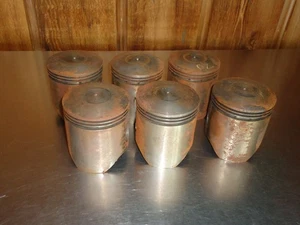 New NOS GM Engine Piston Set 602810 .030 1937-1940 Chevrolet 216 6-Cylinder Six - Picture 1 of 5