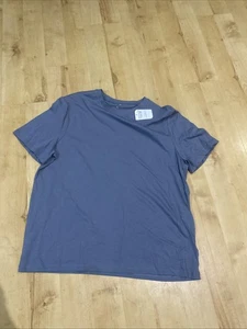 TU MAN Herren T-Shirt Kurzarm 100% Baumwolle Regular Fit RUNDHALSAUSSCHNITT Blau - Bild 1 von 5