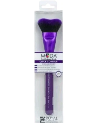 Quick Contour Makeup Brush Royal & Langnickel Moda New  - VHTF - Fast Shipping - Image 1 of 4
