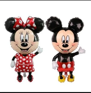 MINNIE & MICKEY Maus FOLIENBALLON GEBURTSTAG PARTY GESCHENK GRÖSSE 110 x 63 cm - Bild 1 von 8