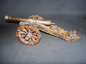 grosse MODELL- KANONE, reiches Beschlagwerk, sehr guter Zustand, L=53 cm, T O P - Bild 1 von 18