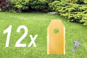 12x Robotic lawn mower blades for Husqvarna Automower | Gardena Sileno - Picture 1 of 1