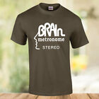 Brain Records Logo Mens T-Shirt Size S to 5XL