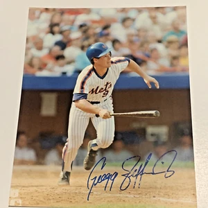 Gregg Jefferies New York Mets Signed Autographed 8x10 Photo - Picture 1 of 2