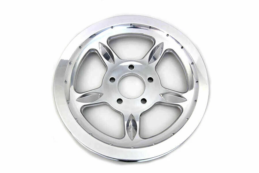 Polea trasera cromada 68 dientes para Harley Davidson de V-Twin Foto 1 de 1