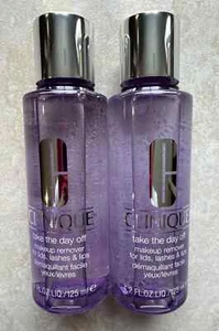 2X Clinique Take The Day Off Makeup Remover for Lids, Lashes, & Lips- 4.2 oz NEW - Picture 1 of 6