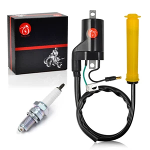 Ignition Coil Spark Plug For Honda TRX400 EX TRX400EX 2x4 1999 - 2006 Motorcycle - Picture 1 of 12