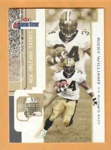 Ricky Williams New Orleans Saints 2001 Fleer Game Time #99 Texas Longhorns - Picture 1 of 2