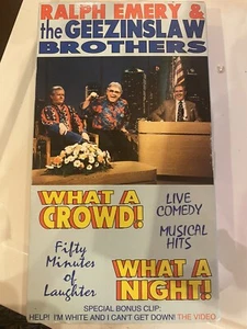 Ralph Emery & the Geezinslaw Brothers - What A Crowd! What A Night! (1993) VHS - Picture 1 of 2