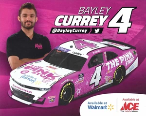 2022 BAYLEY CURREY "THE PINK STUFF #4 NASCAR XFINITY SERIES POSTCARD - Picture 1 of 2