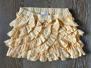 Lemon Loves Lime Girls Yellow Ruffle Shorts Size 6 NWT - Picture 1 of 3