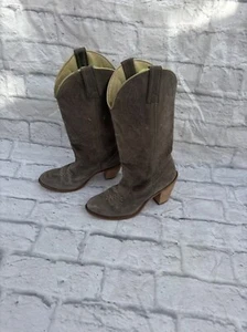 Botas vaqueras Acme Western para mujer, grises, talla 5 1/2 M - Imagen 1 de 8