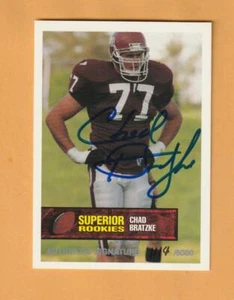 Chad Bratzke Eastern Kentucky Colonels AUTO 1994 Superior Rookies/6000 1K - Imagen 1 de 2