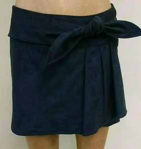 Express Women's Size 8 Black Wrap Lined Skirt NEW - Picture 1 of 6