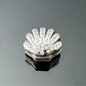 Pandora Shell Ariel Sea Ocean Summer Silver Charm 925 Ale CZ with gift box - Picture 1 of 7