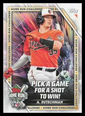 2023 Topps #HRC-3 Adley Rutschman Home Run Challenge (Series Two) - Image 1 of 2