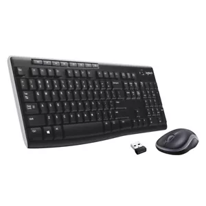 Logitech MK270 Wireless Keyboard and Mouse Combo for Windows 2.4 GHz Wireless - Picture 1 of 10