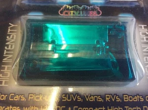 (1) GREEN 12V 1.50" X 2.50" Strobe Light by City Lites - Dune Buggys, ATV & 4x4 - Picture 1 of 12