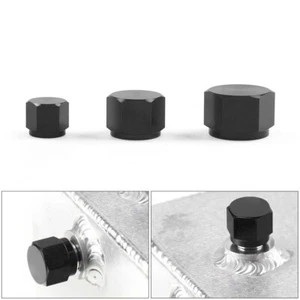 For 10-AN 8-AN 6-AN Anodized Aluminum Adapter Female Flare Cap/Plug/Nut Fitting - Bild 1 von 15