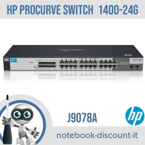 HP ProCurve Switch 1400-24G SWITCH 24 PORTE 10/100/1000T or Mini-GBIC - Imagen 1 de 4
