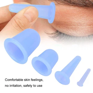 4pcs Vaccum Facial Massager Cupping Cup Face Lifting Firming Care Therapy Treatm - Picture 1 of 10