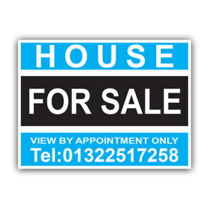 House For Sale Sign Boards Personalised Correx Estate Agent Signs x2 41