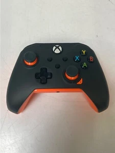 PDP Wired Controller for XBox 049-012 - Black / Orange - Not Tested - Picture 1 of 8