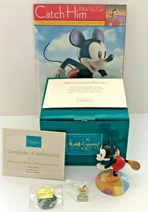 Millennium Mickey 'on Top of the World' W/Box, Unopened COA/Pin/Coin/Drawing  - Picture 1 of 12