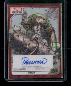 Hulk #145 Creator Auto Rojo Arco Iris Cubierta Superior 2023 Marvel Platino - Imagen 1 de 3