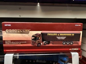 Corgi 1/76 Mercedes Benz Actros C/Side Phillips Of Seahoses Edición Limitada Sin usar, en caja CC18202 - Imagen 1 de 2