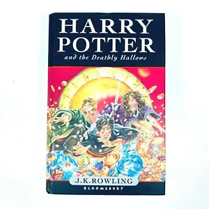 Harry Potter And The Deathly Hallows JK ROWLING Hardcover Book 1st Edition - Picture 1 of 8