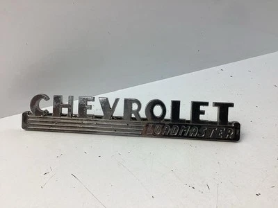 Chevrolet Loadmaster 1947-1953 Pickup Truck Chrome Emblem #3683135 - Image 1 of 4
