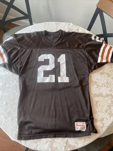Wilson Authentic Cleveland Browns Home Jersey # 21 - size 48 - Picture 1 of 14