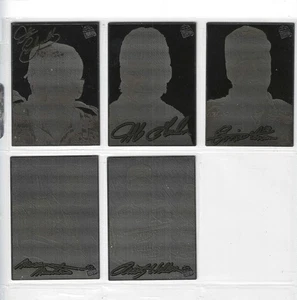 *1994 Press Pass 24KT Gold 5000 Series--Complete 5 card set--Straight to pages!* - Picture 1 of 2