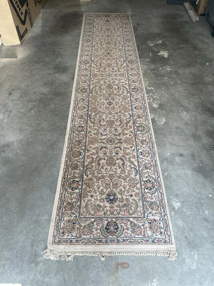 AUTÉNTICA ALFOMBRA DE CORREDOR KARASTAN TABRZ PATRÓN 2,6x12 #738 Foto 1 de 4