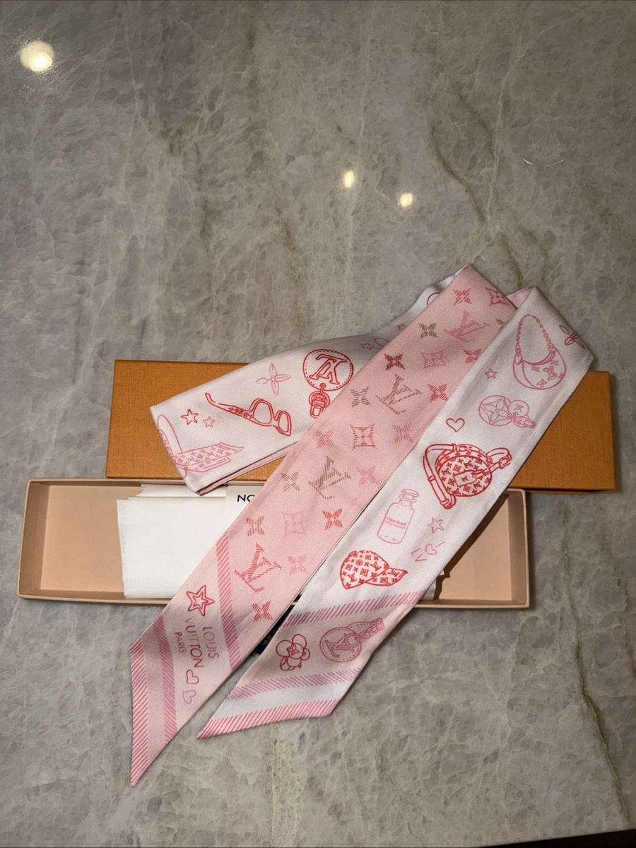 Louis Vuitton Pink Silk Scarves & Wraps for Women for sale - eBay