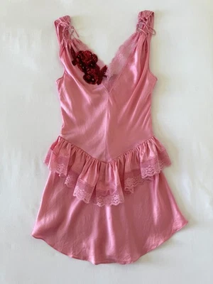 Betseyville Betsey Johnson Pink Sequinned Mini Dress XS - Image 1 of 4