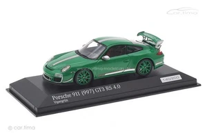 Porsche 911 (997) Gt3 Rs 4.0 Viper Green / Ruota MINICHAMPS 1:43 CA04316053G - Foto 1 di 4