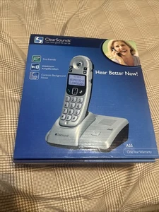 ClearSounds 900MHz Amplified Expandable Cordless Phone A55 Telephone - Picture 1 of 3