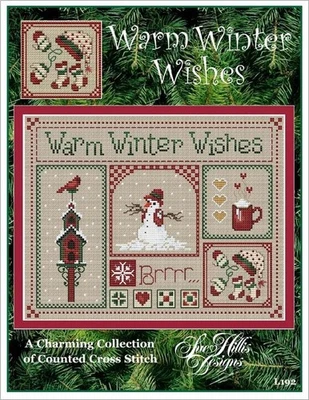 Sue Hillis Designs Counted Cross Stitch Pattern ~ Warm Winter Wishes - Image 1 of 2