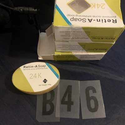 RETIN - A Remove Acne Soap 24K Anti-Aging Acne Removal & Brighten Skin 3X 100g - Image 1 of 4