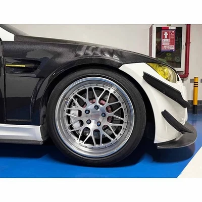 Guardabarros delanteros ventilados de carbono real alas para BMW M3 E92 cupé 2008-2013 par brillante Foto 1 de 4