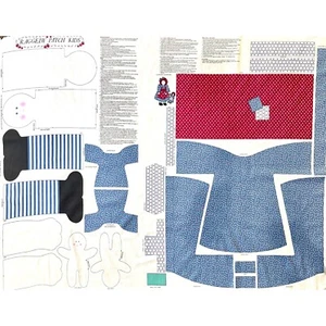 Parche Harapiento Niños Calico Annie Muñeca Country Tela PANEL Muelles Algodón 1 Yarda - Imagen 1 de 11
