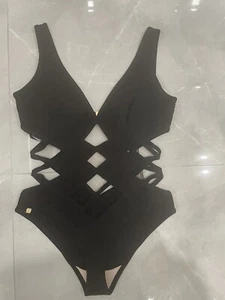 TRAJE DE BAÑO HERVE LEGER VENDAJE DE UNA PIEZA TALLA XS MODELO YASEMIN - Imagen 1 de 24