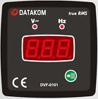 Datakom Dvf-0101 72X72 Digital Voltmeter And Frequencymeter Panel (1 Phase)
