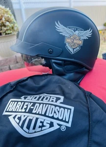 Harley-Davidson® 115th Anniversary Ultra-Light Shield J03 Half Helmet 98224-18VX - Picture 1 of 14